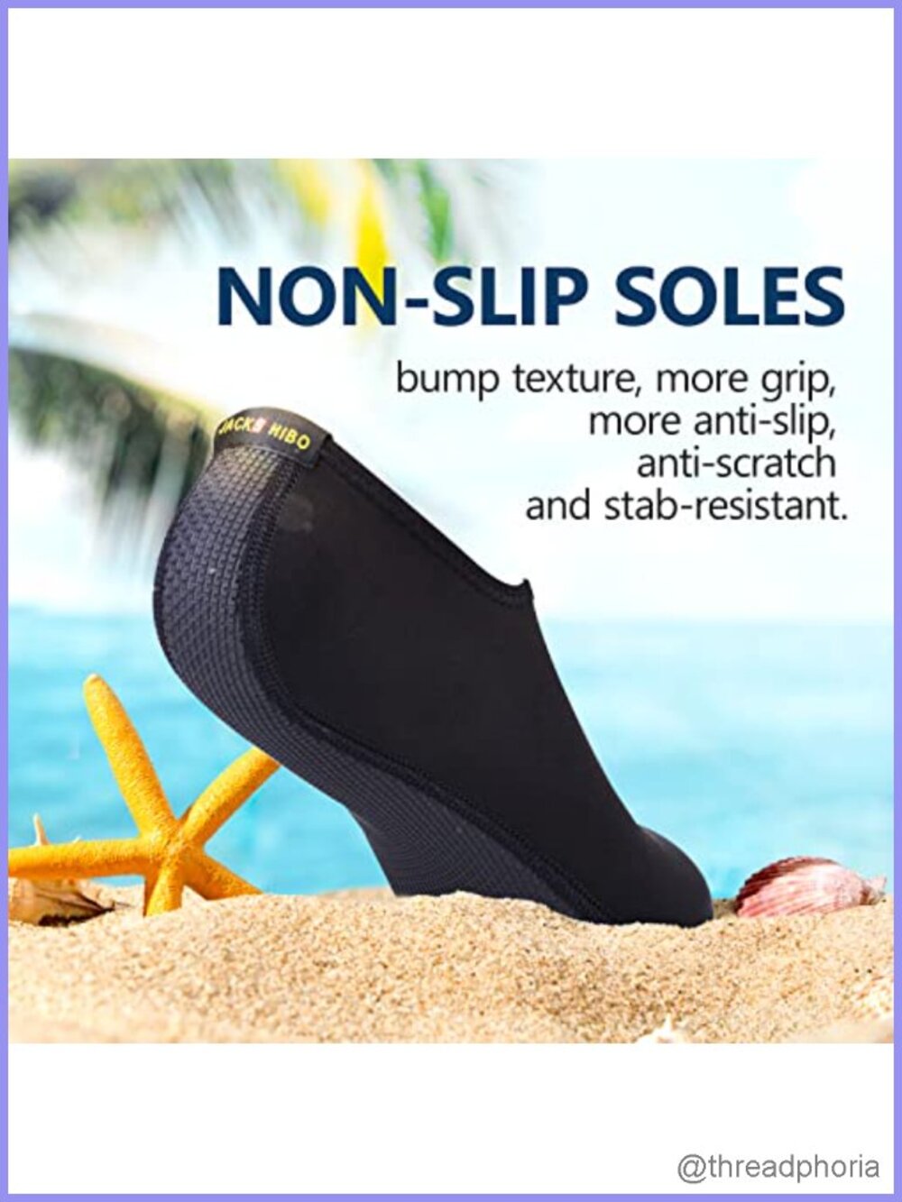 Quick Dry Water Shoes Slip-On Barefoot Swim Beach Pool Yoga Aqua Socks - Picture 3 of 6
